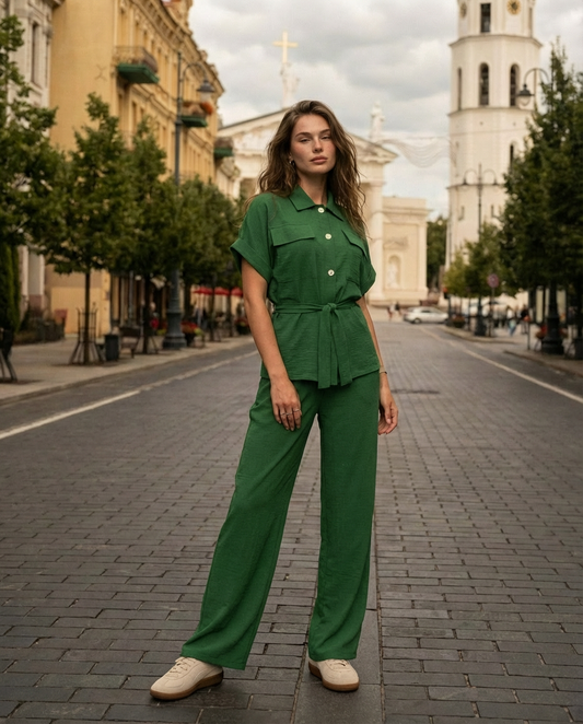 Kostiumas „Anastasija“ žalias