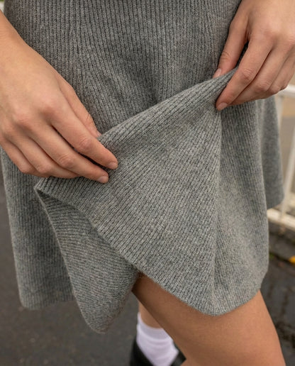 Sijonas „Cashmere“, pilkos spalvos