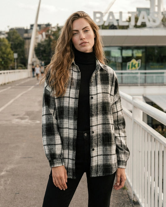 Сорочка «wool 1», сіра