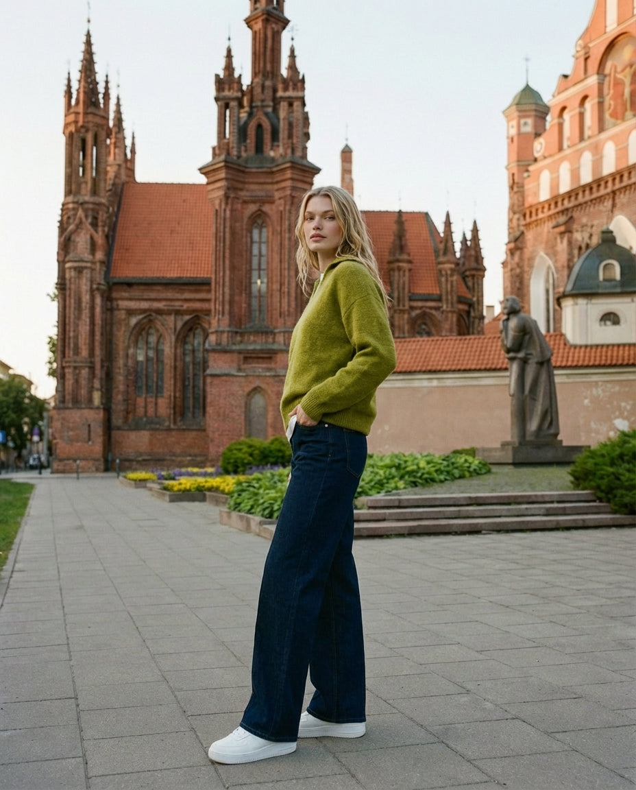 Megztinis „green“
