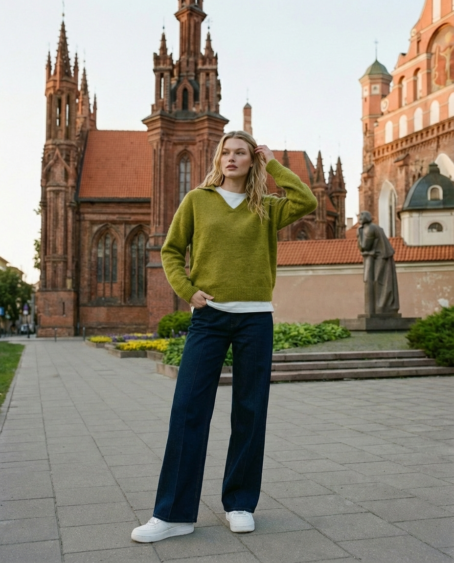 Megztinis „green“