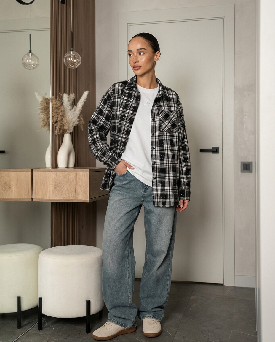 Shirt "diamant" black