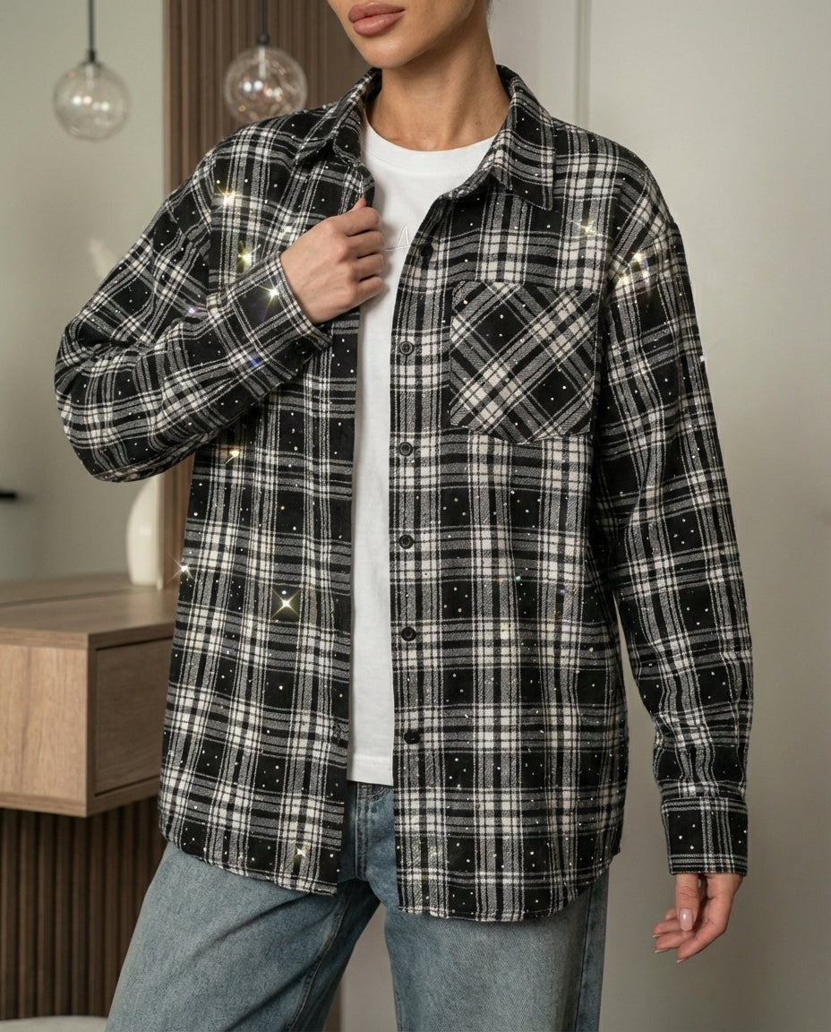 Shirt "diamant" black