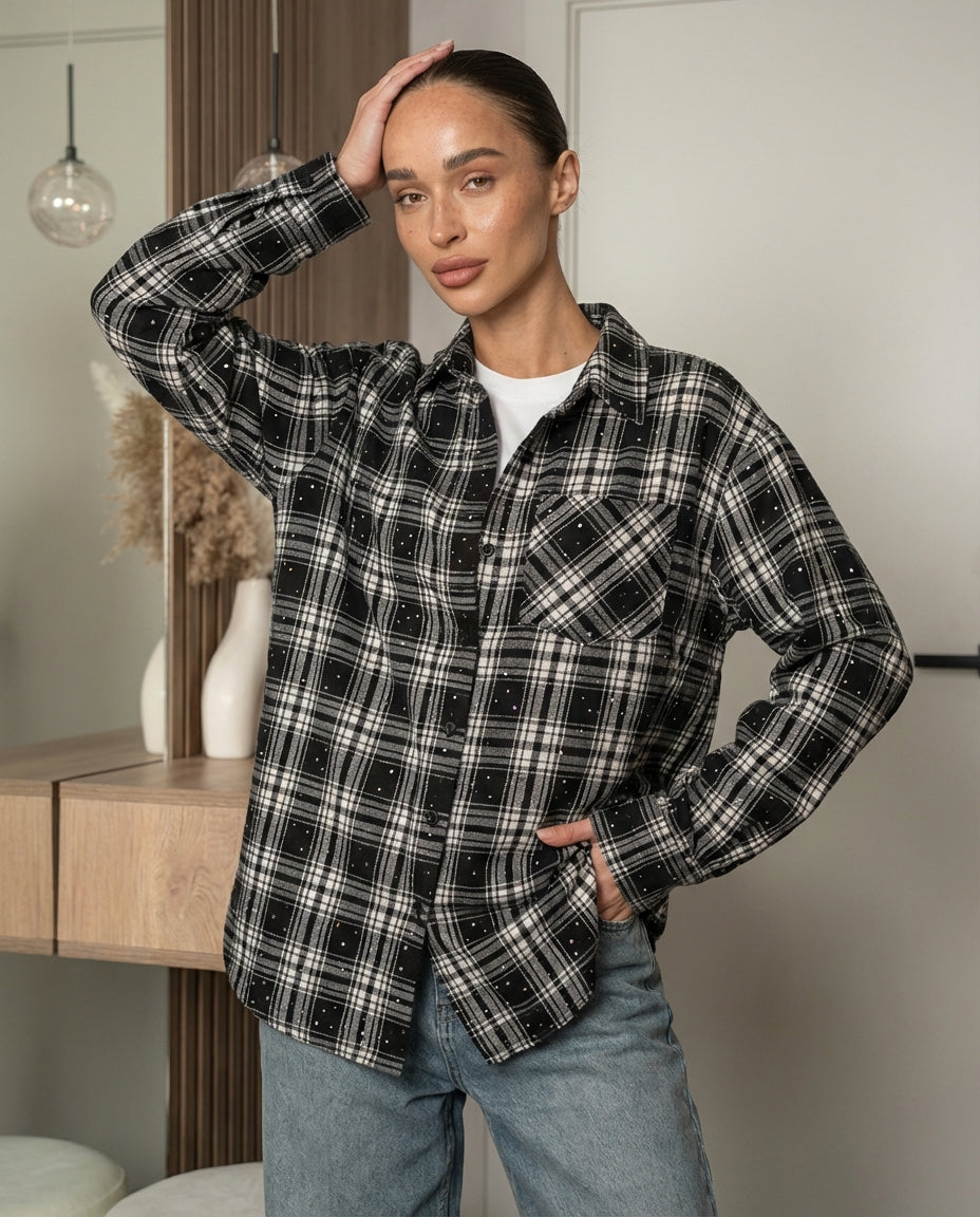 Shirt "diamant" black