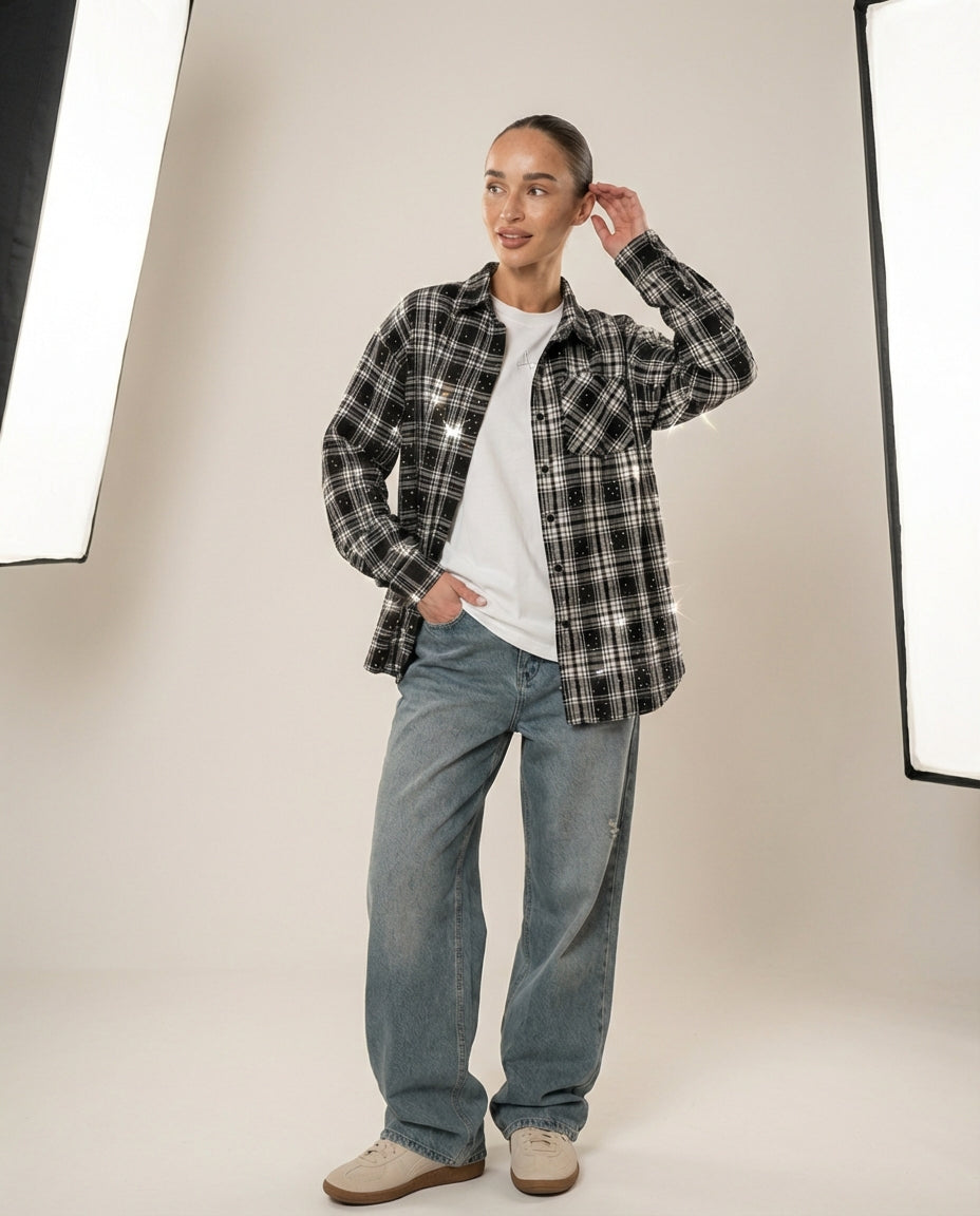 Shirt "diamant" black