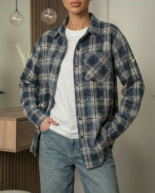 Marškiniai „Diamant“ mėlyni