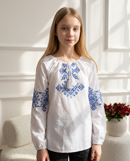 Vyshyvanka "Folk Inspiration" – marškiniai su ornamento siuvinėjimu