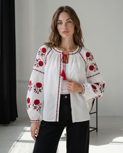 Vyshyvanka "Sand Elegance"