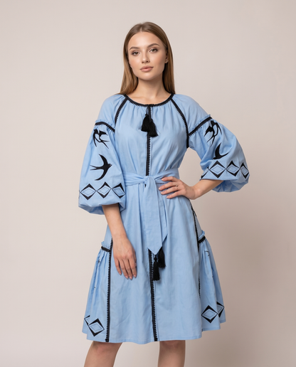 Vyshyvanka Dress Swallow