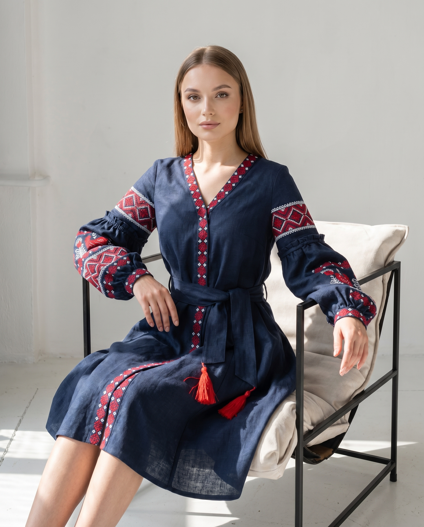Vyshyvanka Dress Violet