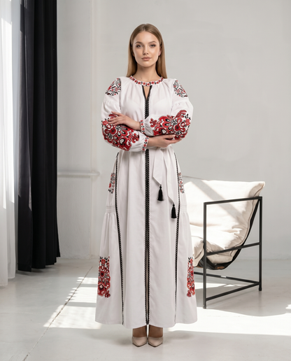 Vyšyvankos suknelė Makivka