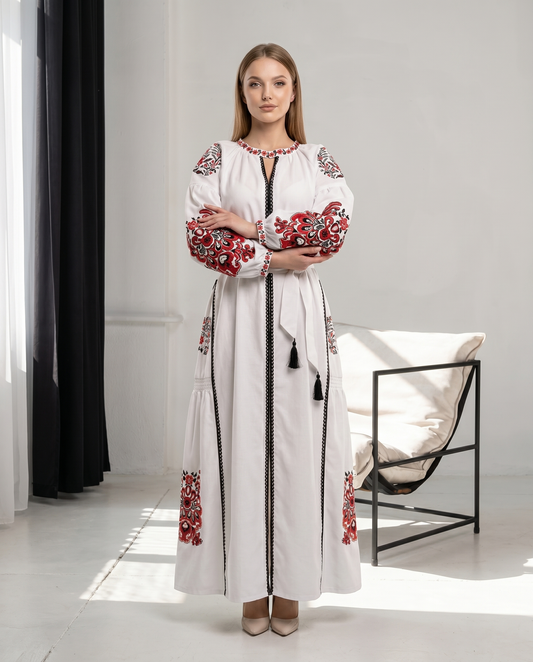 Vyshyvanka Dress Makivka
