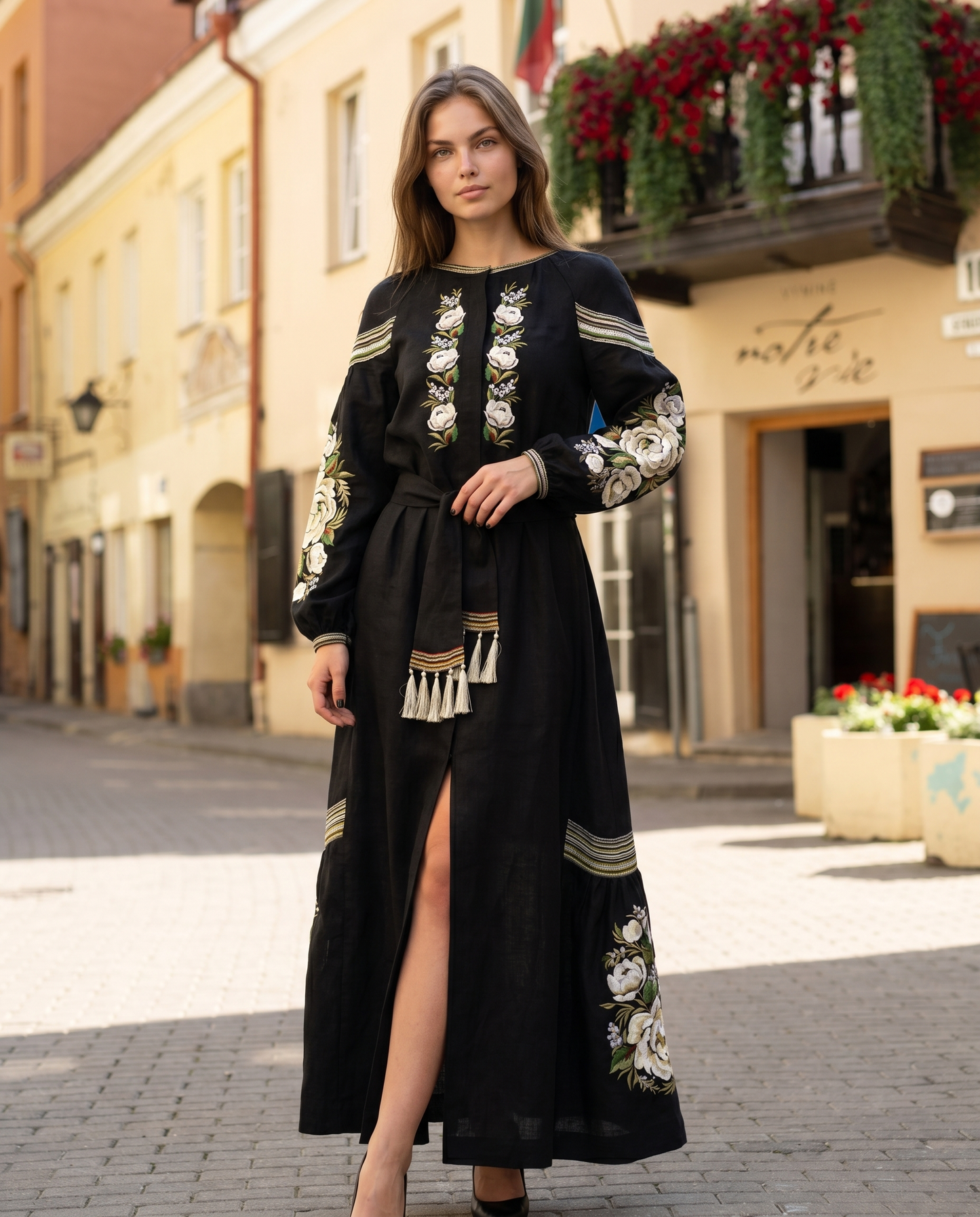 Vyshyvanka dress "Vidlunnia"