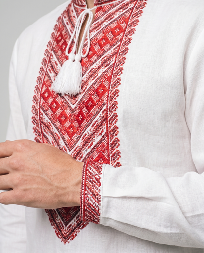 Vyšyvanka „Orest“ balta
