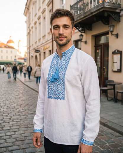 Vyshyvanka “Rodovid” blue