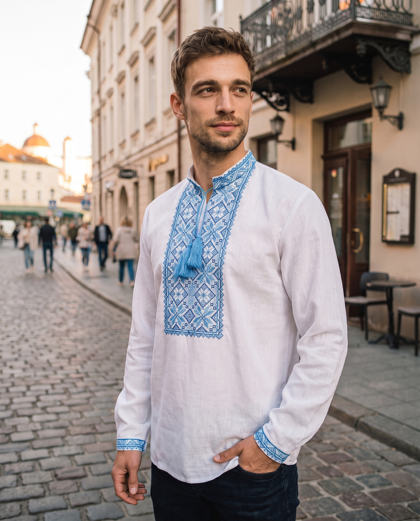 Vyshyvanka “Rodovid” blue