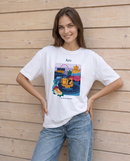 T-Shirt "Kyiv" white