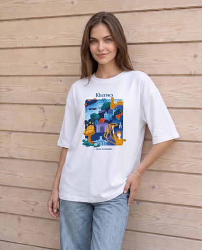 T-Shirt "Kherson" white