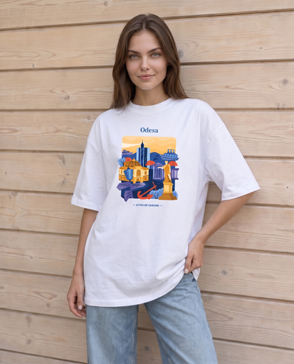 Marškinėliai "Odessa" balta