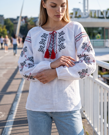 Vyšyvanka "Ternova" balta