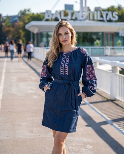 Vyshyvanka - dress "Nezabudka"