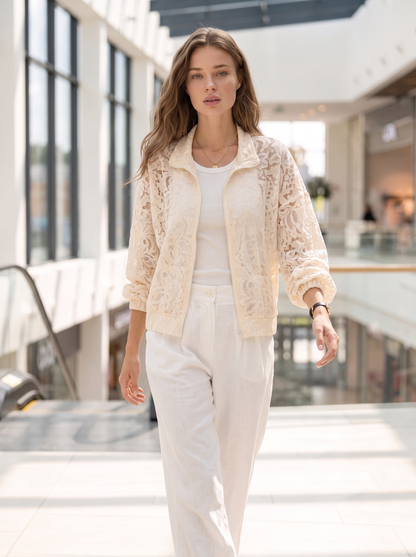 Jacket Bomber "Leyla" milk