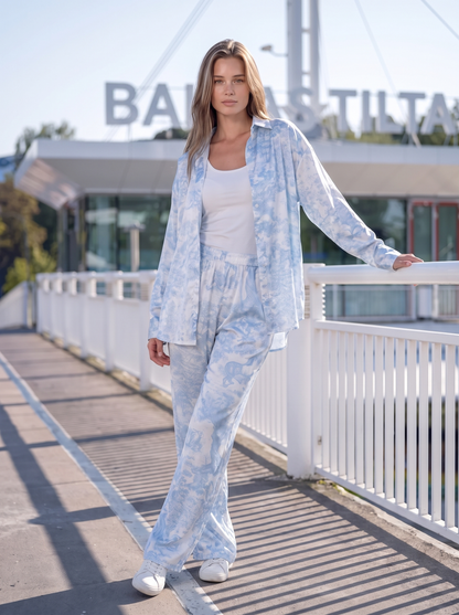 Komplektas "Auri" šviesiai mėlyna