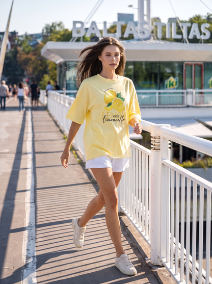T-shirt "Lemon" yellow