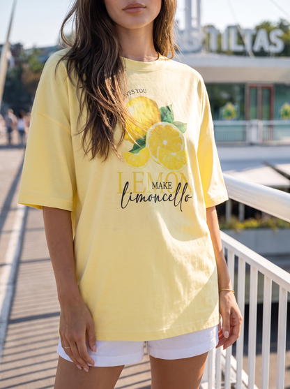 T-shirt "Lemon" yellow