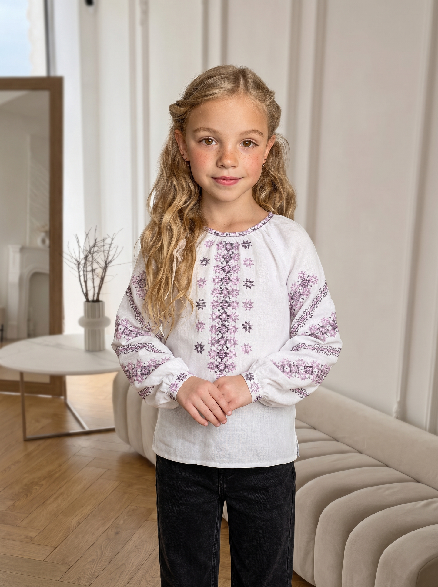 Vyshyvanka "Vasya" lilac