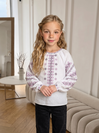 Vyshyvanka "Vasya" lilac