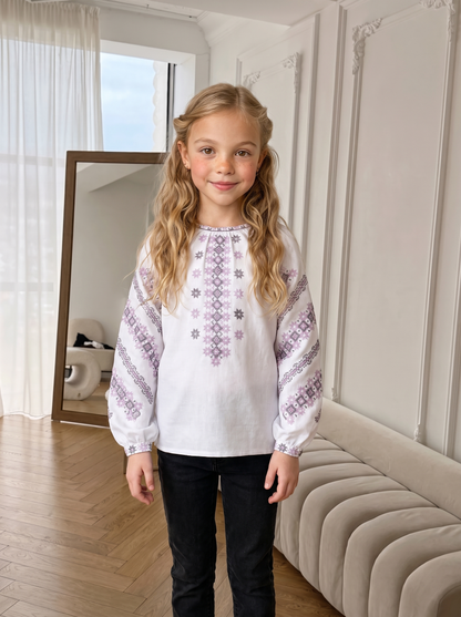 Vyshyvanka "Vasya" lilac