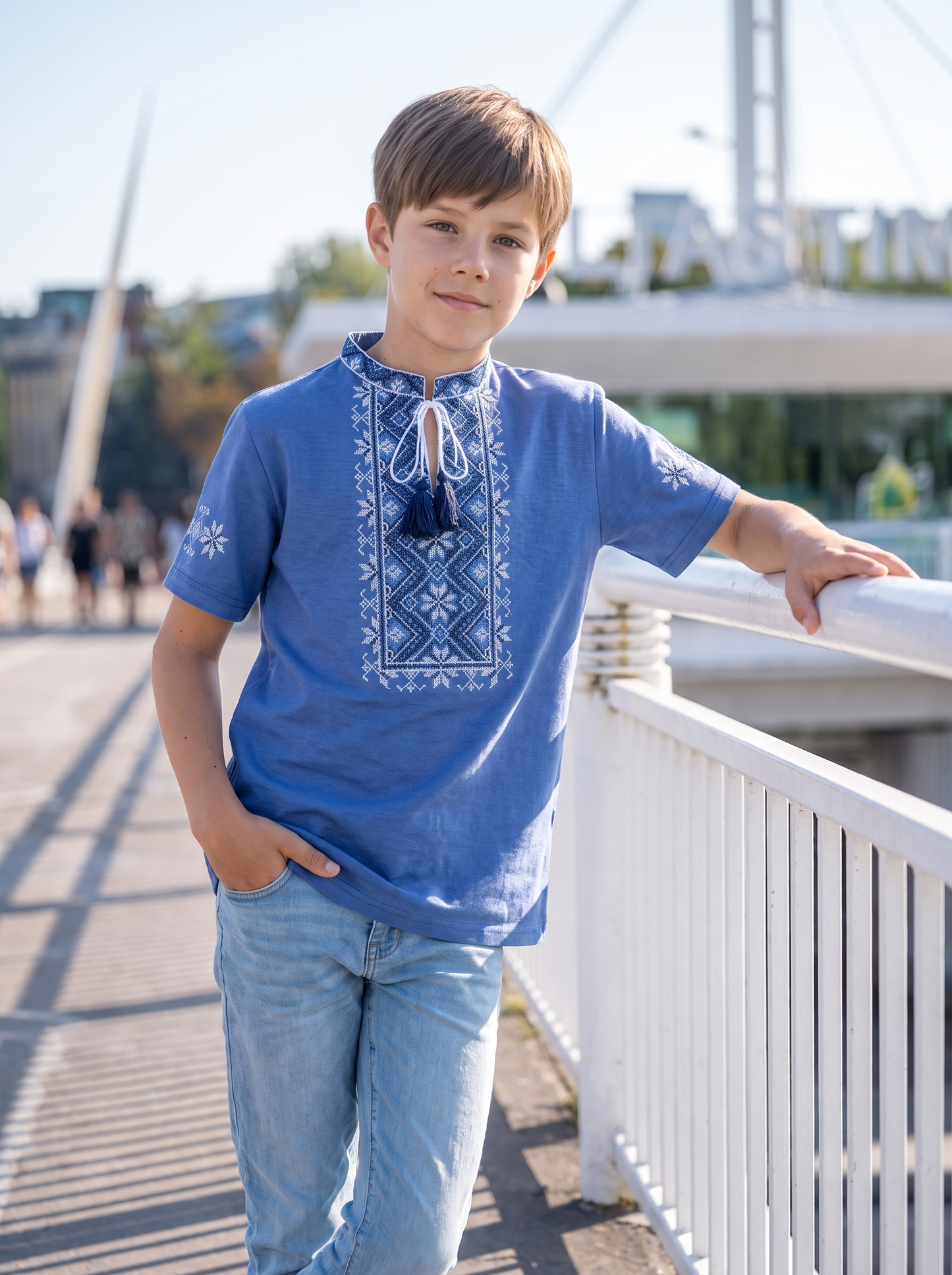 T-Shirt "Yaroslav" blue