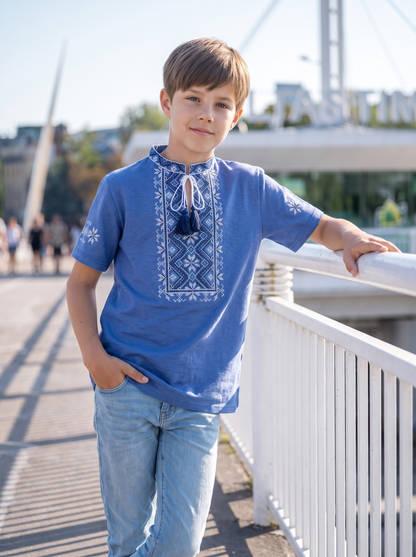 T-Shirt "Yaroslav" blue