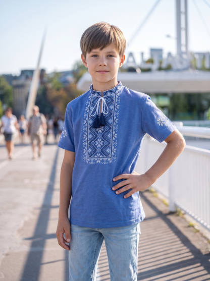 T-Shirt "Yaroslav" blue