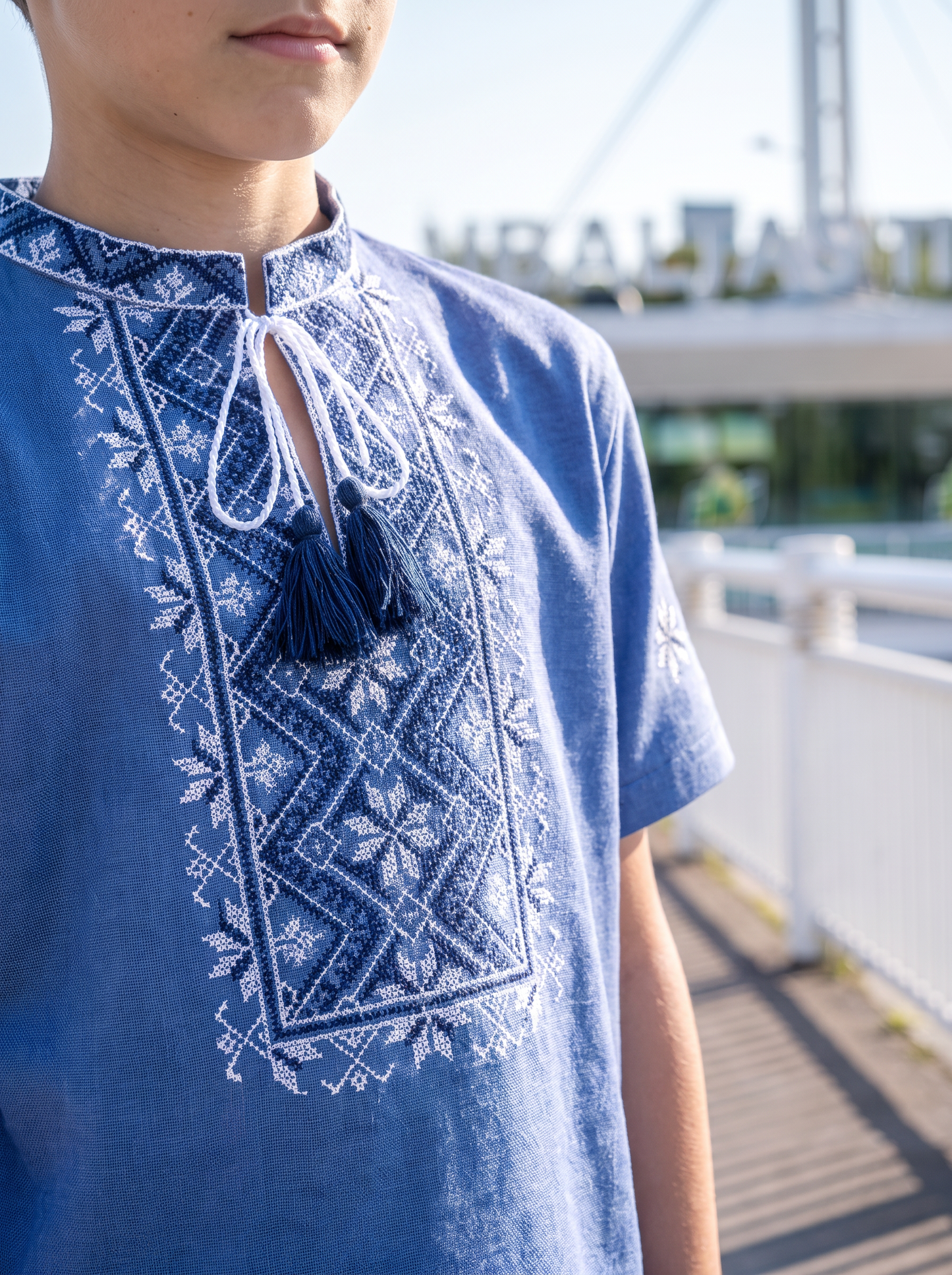 T-Shirt "Yaroslav" blue