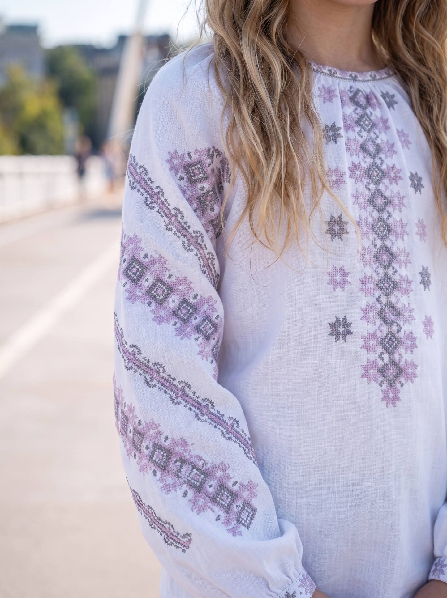 Vyshyvanka "Vasya" lilac