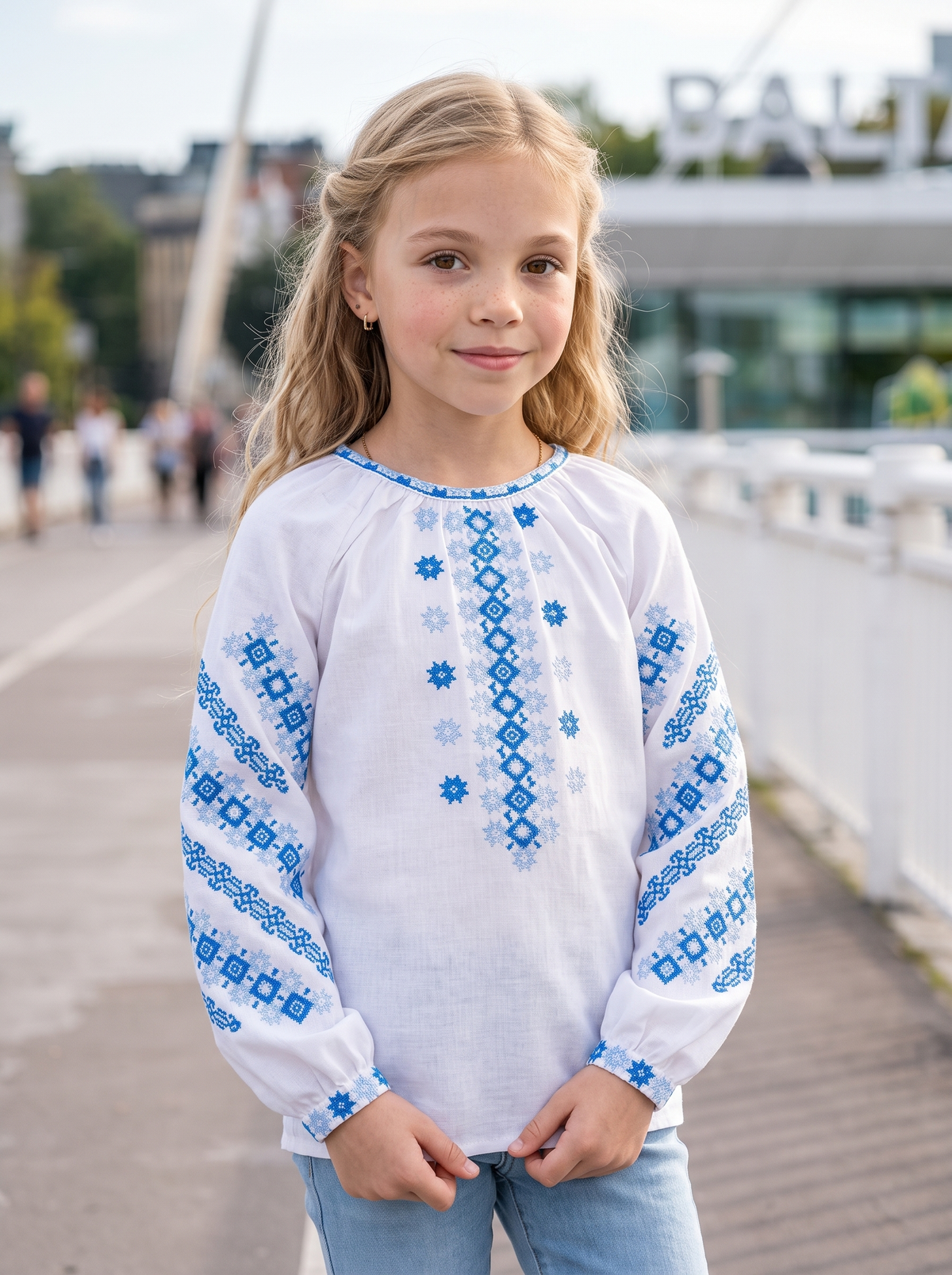 Vyshyvanka "Vasya" blue