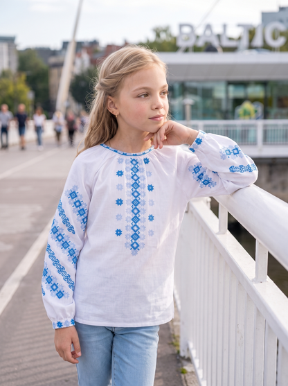 Vyshyvanka "Vasya" blue