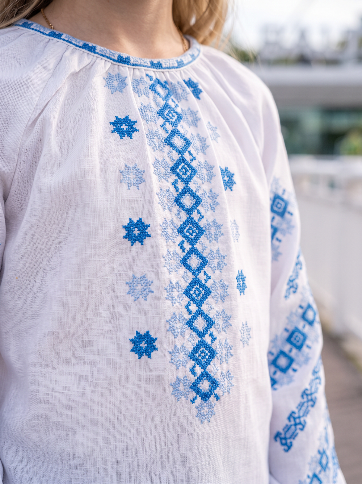 Vyshyvanka "Vasya" blue