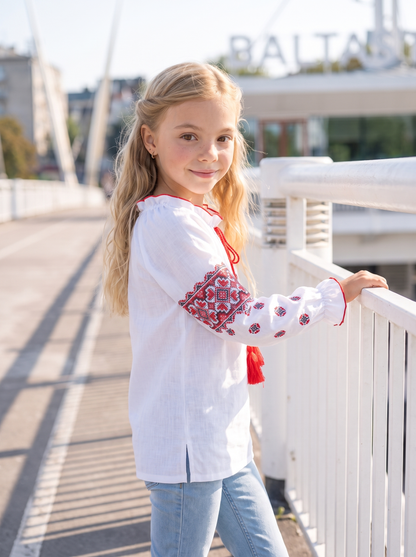 Vyshyvanka "Veronika" red