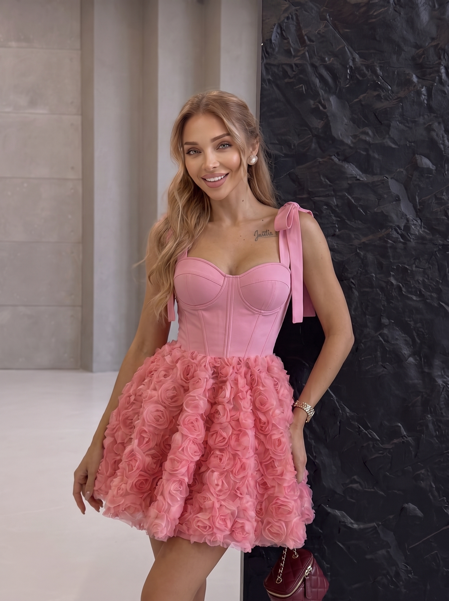 Suknelė "Rose" rožinė