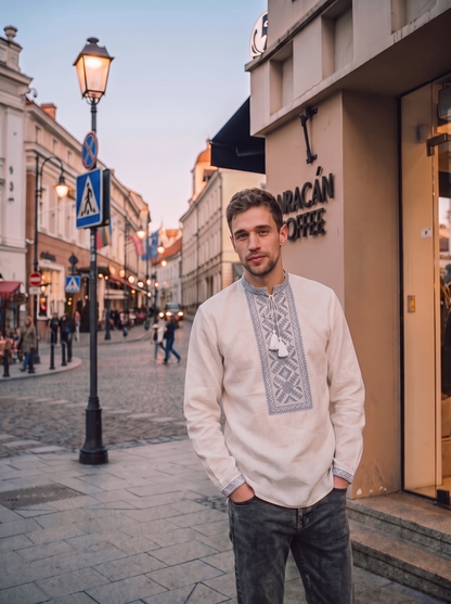 Вишиванка “Orest” біла