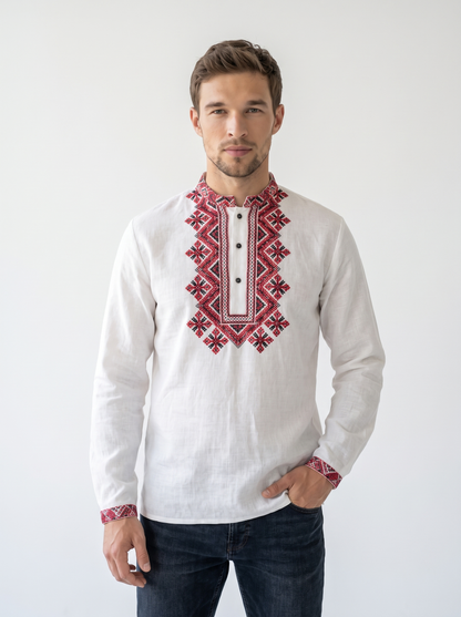 Вишиванка “Arsen” червона