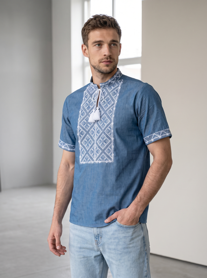 Vyshyvanka "Modernist" short
