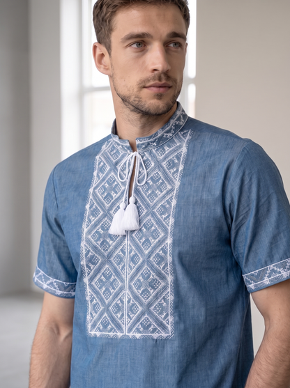 Vyshyvanka "Modernist" short