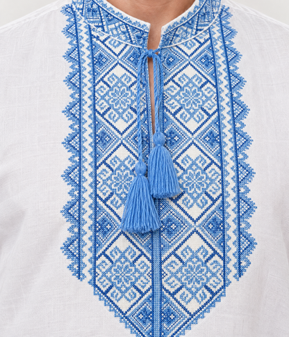 Wyschywanka „Warden“ blau