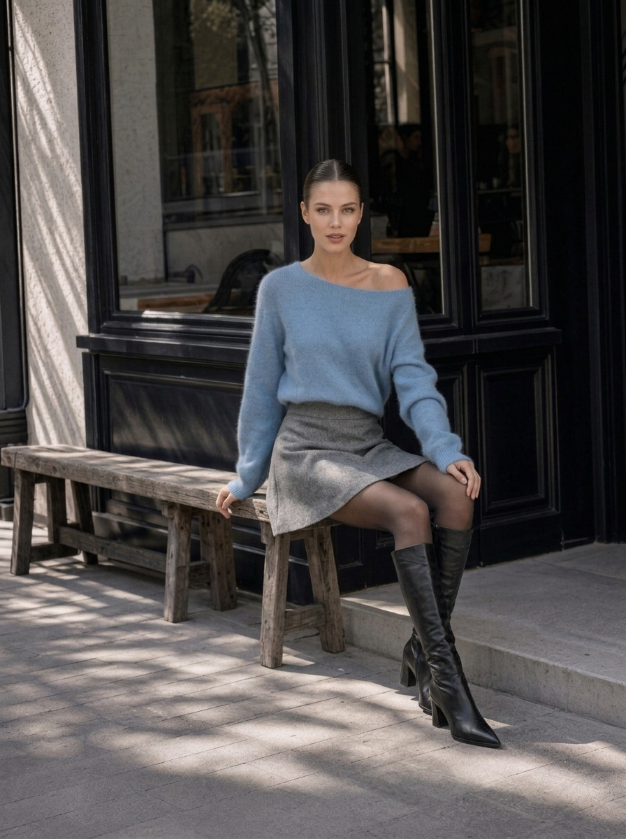 Спідниця «Cashmere», сіра