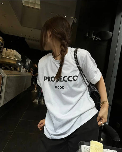 T-shirt "Prosecco" white
