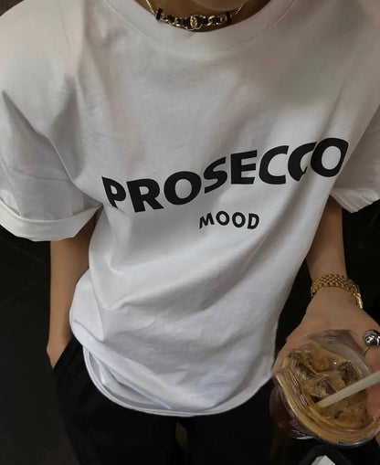 T-shirt "Prosecco" white